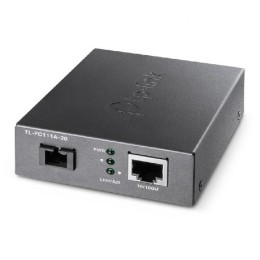 ÷ Convertidor de fibra tp-link fc111a-20 single-mode sc wdm bidireccional de 1p rj45 10/100 a 1p sc po