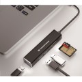 ÷ Hub 3.1 usb-c conceptronic donn08 3 puertos usb 3.0 y lector tarjetas sd / microsd