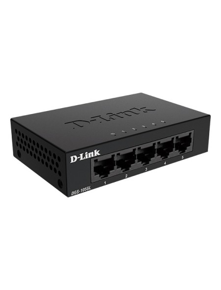 ÷ Switch no gestionable d-link dgs-105gl 5p giga carcasa metalica sobremesa no rack