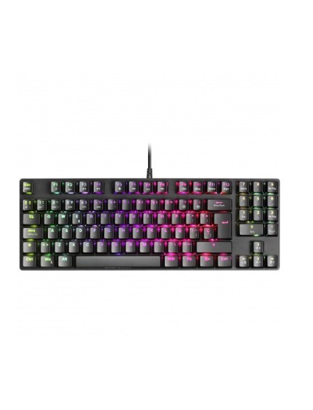 ÷ Teclado mecanico compacto tkl mars gaming mkrevo pro black switch outemu pro blue chipset vision mcu