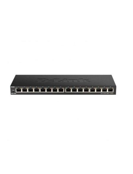 ÷ Switch no gestionable d-link dgs-1016s 16p giga low profile para sobremesa - pared o instalaciones d