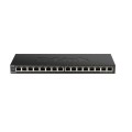 ÷ Switch no gestionable d-link dgs-1016s 16p giga low profile para sobremesa - pared o instalaciones d