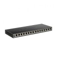 ÷ Switch no gestionable d-link dgs-1016s 16p giga low profile para sobremesa - pared o instalaciones d