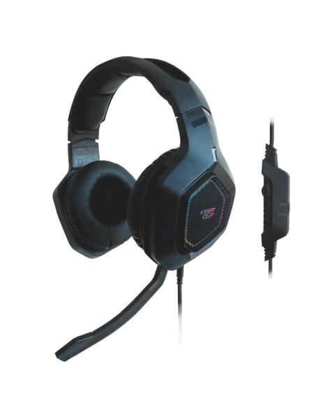 ÷ Headset gaming keepout hx901 7.1 con altavoces de 50mm usb 2.0 iluminacion rgb microfono plegable co