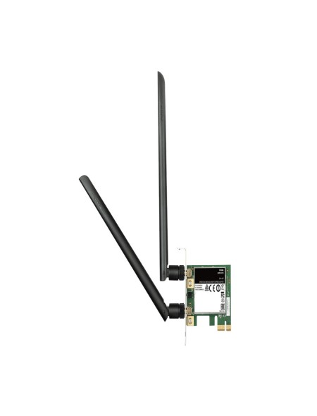 ÷ Pci express wifi dualband dlink dwa-582 ac1200 300mb en 2,4ghz y 867mb en 5ghz 2 antenas desmontable