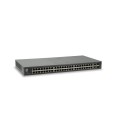 ÷ Switch level one 50-port fast ethernet switch, 2 x gigabit sfp/rj45 combo