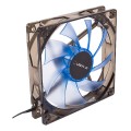 ÷ Ventilador interno unykach 120mm translucido con led blue 9 aspas