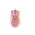 ÷ Mouse mars gaming rgb mmex dise?o hive pink 32kdpi pixart 3389pro switch superficie perforada ilumin