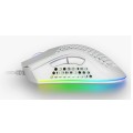 ÷ Mouse mars gaming rgb mmex dise?o hive white 32kdpi pixart 3389pro switch superficie perforada ilumi