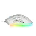 ÷ Mouse mars gaming rgb mmex dise?o hive white 32kdpi pixart 3389pro switch superficie perforada ilumi