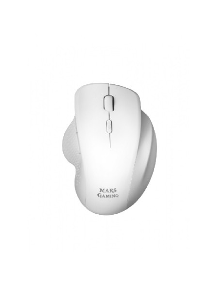 ÷ Mouse mars gaming wireless ergo mmwergo white 3200dpi switches mecanicos kailh dise?o ergonomico die
