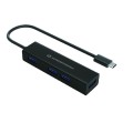÷ Hub usb-c 3.0 conceptronic hubbies07b 4 puertos usb 3.0 color negro carcasa de aluminio