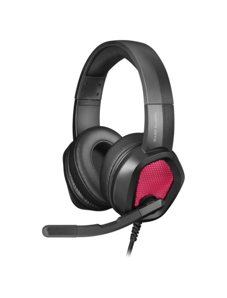 ÷ Headset mars gaming mh320 black hi-fi ultra-bass 3d jack 3.5mm iluminacion rgb flow (alimentada por