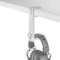 ÷ Soporte de auriculares mars gaming mhh2 white instalacion por debajo o encima de la mesa rotacion 36