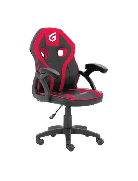 ÷ Silla gamer junior conceptronic eyota06r color negro detalles en rojo recubrimiento pu de alta calid