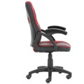 ÷ Silla gamer junior conceptronic eyota06r color negro detalles en rojo recubrimiento pu de alta calid