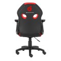 ÷ Silla gamer junior conceptronic eyota06r color negro detalles en rojo recubrimiento pu de alta calid