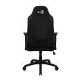 ÷ Silla gamer aerocool admiral dise?o gaming profesional negra con detalles en azul sistema air reposa