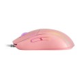 ÷ Mouse mars gaming rgb mmpro pink ambidiestro 32k dpi optica pixart 3335pro 9 botones 4 de ellos extr