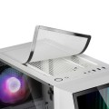 ÷ Caja atx semitorre gaming mars gaming mc777 white frontal con espejo infintio argb 2xventiladores 12