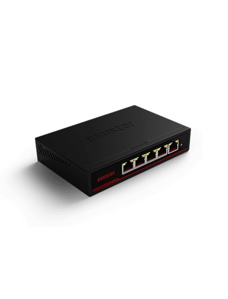 ÷ Switch no gestionable asustor asw205t 5 puertos 2.5gbe bajo consumo 10w no rack