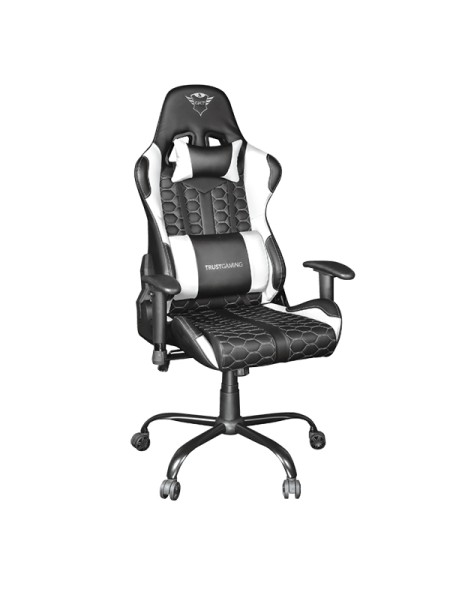÷ Silla gamer trust gxt 708 resto gaming giratoria 360 elevador de gas clase 4 respaldo ajustable entr