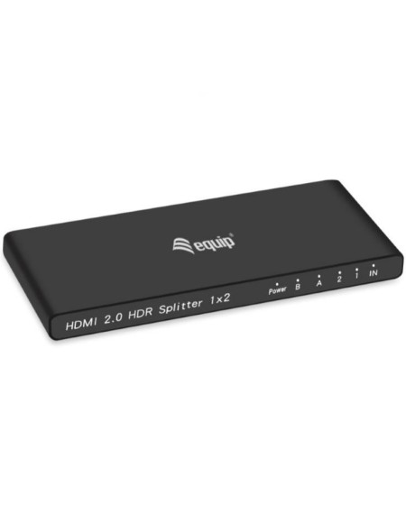 ÷ Splitter hdmi 2.0 ultraslim 2 puertos equip