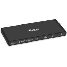 ÷ Splitter hdmi 2.0 ultraslim 2 puertos equip