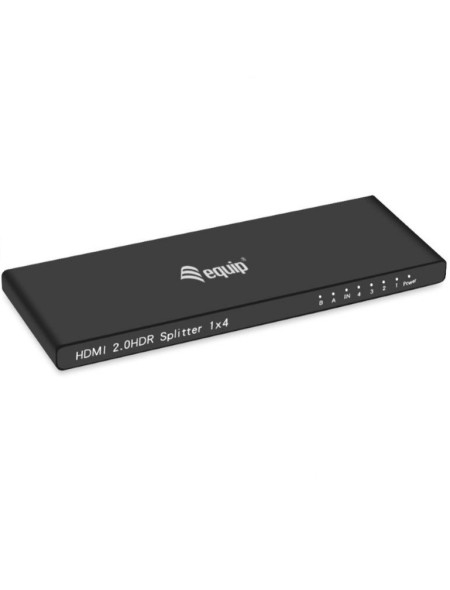 ÷ Splitter hdmi 2.0 ultraslim 4 puertos equip