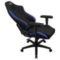 ÷ Silla gaming aerocool crown dise?o premium cuero sintetico aeroweave negra con detalles en azul repo