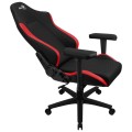 ÷ Silla gaming aerocool crown dise?o premium cuero sintetico aeroweave negra con detalles en rojo repo
