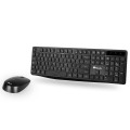 ÷ Teclado y mouse ngs wireless allure con adaptador usb