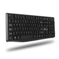 ÷ Teclado y mouse ngs wireless allure con adaptador usb