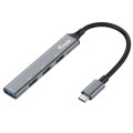 ÷ Hub usb-c equip life a 1xusb-a 3.0 3xusb-a 2.0 carcasa aluminio