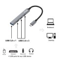 ÷ Hub usb-c equip life a 1xusb-a 3.0 3xusb-a 2.0 carcasa aluminio