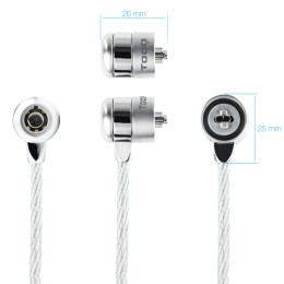 ÷ Cable de seguridad portatiles/monitores/televisiones tooq tqclk0025 con llave 1.5 m sistema kensingt