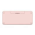 ÷ Teclado logitech bluetooth k380 para tres dispositivos color rosa p/n:920-009587