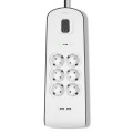 ÷ Regleta alimentacion belkin bsv604vf2m de protecci?n contra sobretensiones 6 tomas + 2 puertos usb (