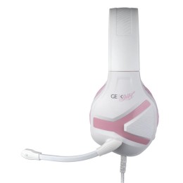 ÷ Headset konix geek girl crystal 40mm neodimio micro flexible compatible con pc / smartphone / tablet