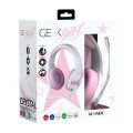 ÷ Headset konix geek girl crystal 40mm neodimio micro flexible compatible con pc / smartphone / tablet