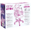 ÷ Silla gamer konix geek star onyx gran comodidad y ergonomia inclinacion hasta 15? color negro y lila