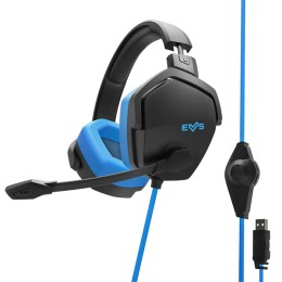÷ Headset gaming energy sistem esg 4 sorround 7.1 blue depp bass microfono boom mic