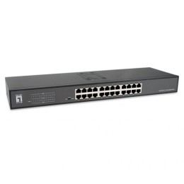 ÷ Switch no gestionable levelone geu-2431 24p gigabit carcasa metalica rack 19