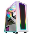 ÷ Caja atx semitorre gaming mars gaming mc-art white lateral y frontal personalizable con iluminacion 