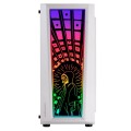 ÷ Caja atx semitorre gaming mars gaming mc-art white lateral y frontal personalizable con iluminacion 