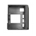 ÷ Caja microatx gaming mars gaming mc-s1 black frontal argb ventilador traser frgb ventana lateral sin