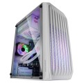 ÷ Caja microatx gaming mars gaming mc-s2 white frontal con ventilador frgb ventana lateral sin fuente 