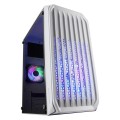 ÷ Caja microatx gaming mars gaming mc-s2 white frontal con ventilador frgb ventana lateral sin fuente 