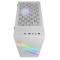 ÷ Caja atx semitorre gaming mars gaming mc-u3 white xl frontal argb con ventilador trasero sincronizad