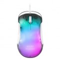 ÷ Mouse mars gaming rgb mmgloww white 12800dpi iluminacion total chroma-glow con cuerpo acabado en esp